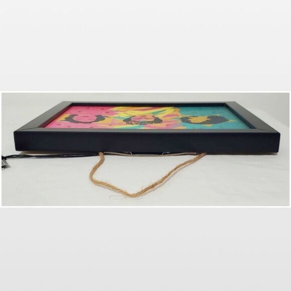 New Wall Art Picture Hispanic Females Bold Multi Colored Framed Women NWT - Picture 11 of 15